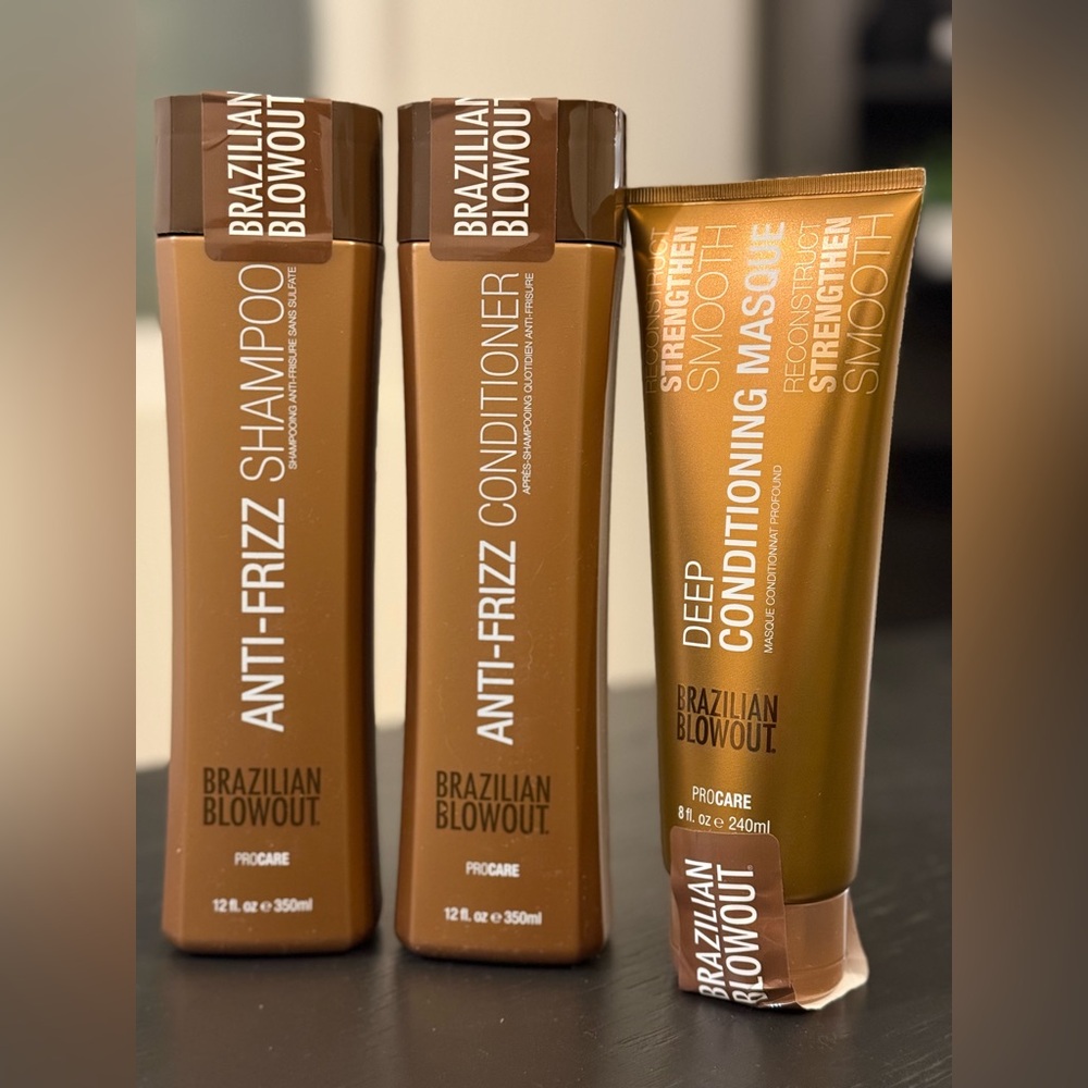 Brazilian Blowout Shampoo,Conditioner, and Mask